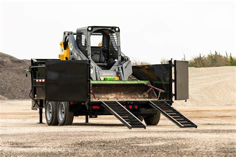 best dump trailer for skid steer|skid steer trailer hitch attachment.